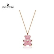FINEYDOG Gifts to Girlfriend Swarovski0 Swarovski Spiritual Heart Bear Necklace