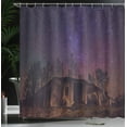 thumbnail image 4 of Ambesonne Nebula Shower Curtain, Sky Cosmos Galaxy Stars, 69"Wx75"L, Brown Purple, 4 of 5