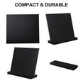 thumbnail image 5 of Uxcell Wood Mini Chalkboard Memos Message Board with Easel Double Side Label Black, 5 of 7