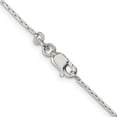 thumbnail image 3 of Sterling Silver 1mm Oval Box Chain (24 X 1) Made In India qpe50-24, 3 of 5