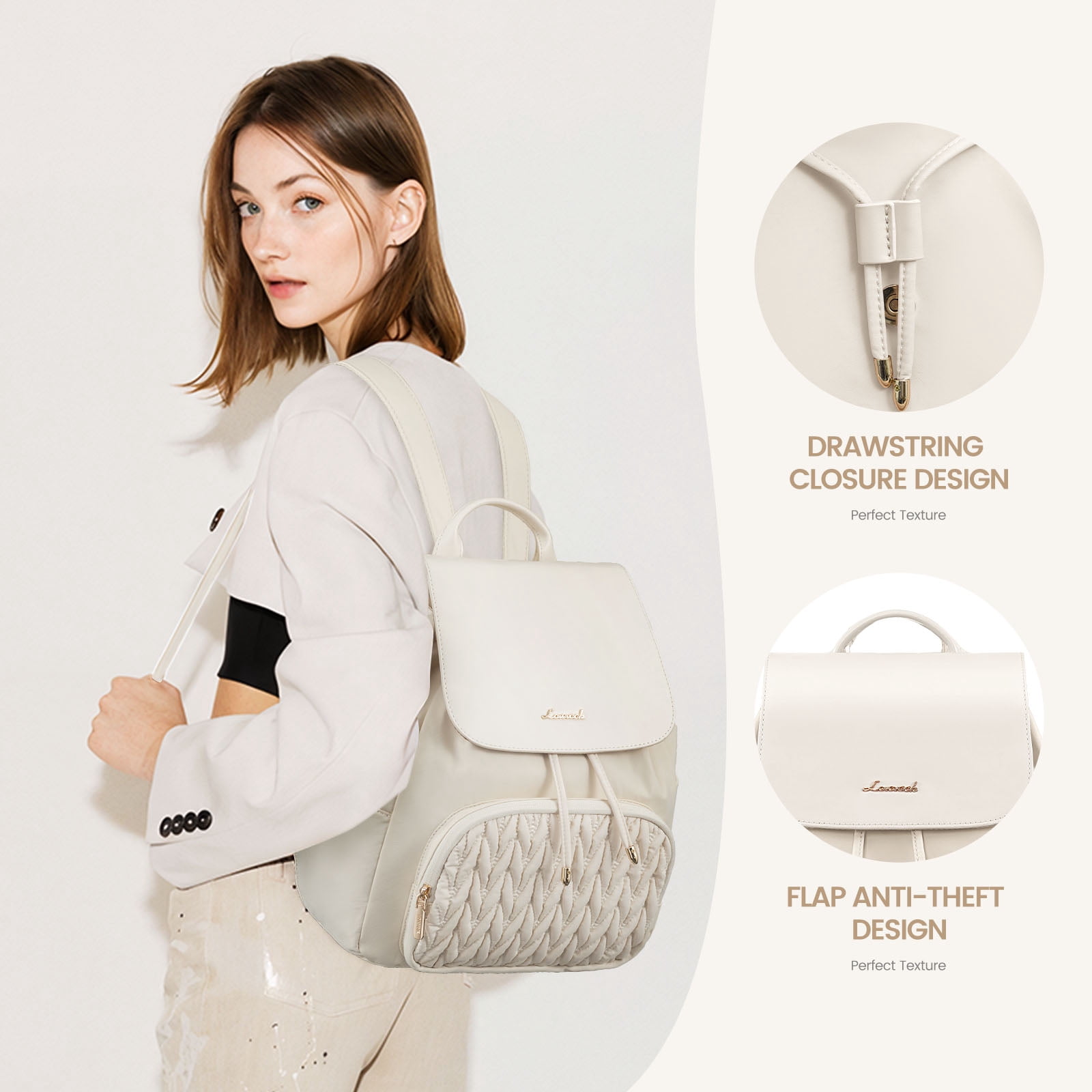 Lovevook Mini Backpack Purses for Women,Small Cute Backpack for Daily College Shopping Travel