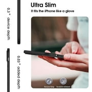 X-level iPhone 14 Pro Max Case Ultra-Thin Slim Fit [Guardian Series] Phone Cases Soft Flexible TPU Matte Finish Coating Light Protective Back Cover for iPhone 14 Pro Max - Black