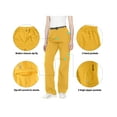 thumbnail image 5 of Little Donkey Andy Women's Lightweight Quick Dry Convertible Pants Zip-Off Hiking Travel Yellow M, 5 of 8