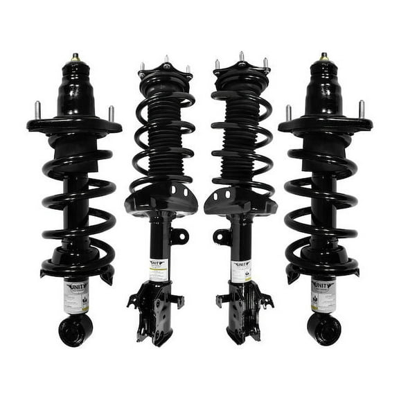 Front and Rear Shock Strut and Coil Spring Assembly - Set of 4 - Compatible with 2007 - 2011 Honda CR-V 2008 2009 2010