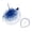Blue, variant on CAIXIA Church Hats for Women, Vintage British Felt Pillbox Diamond Flower Applique Fedoras Fascinator Tea Party Hat