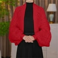 thumbnail image 2 of Women's Fashion Hollow Out Knitted Shawl Coat Wrap Cardigan For Layering, 2 of 4