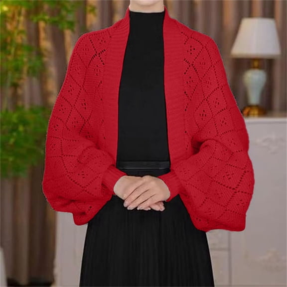 WCJM Women Summer Scarfs Large Long Lightweight Linen Beach Gauze Shawl Wrap Fashion Hollow Out Knitted Shawl Coat Women's Knitted Wrap Cardigan Shawl Coat Cardigans for Women