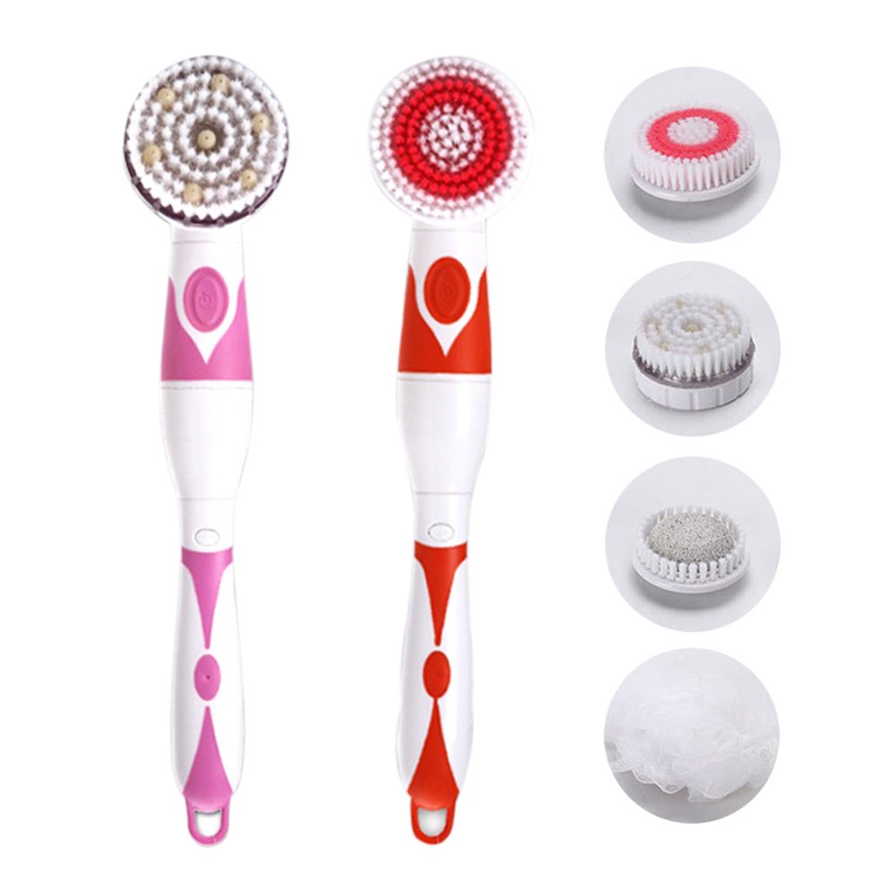 KANGYUANSHUAI Electric Waterproof Bath Brush Shower Massage Back Scrubber Body Cleansing Brushes