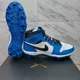 thumbnail image 1 of N I-K-E A i r-Jor-dan 1 Mid TD Football Cleats Game Royal Blue Mens SZ 8.5 FJ6805-104, 1 of 6