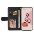 thumbnail image 2 of Wallet Case for Google Pixel 7 Pro with Card Slots Cash Holder Magnetic Clasp Flip Folio Cover, Premium Luxury PU Leather Kickstand Soft Silicone Shockproof Protective Case, Black, 2 of 8