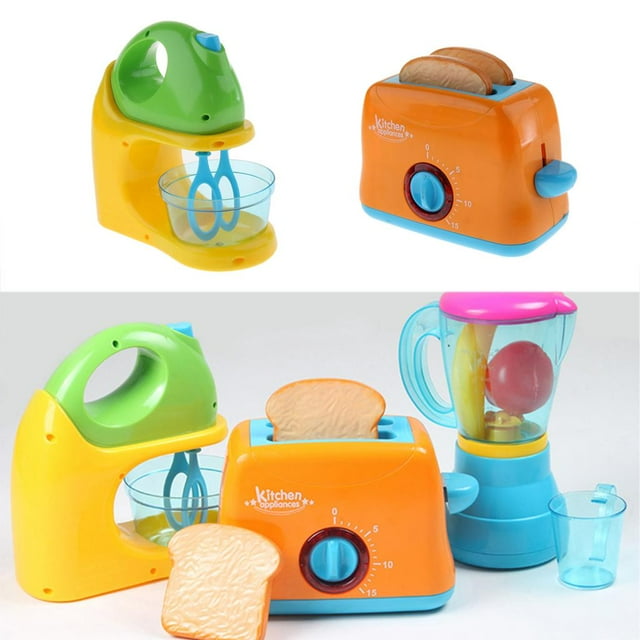 Regalos de juguete de cocina de simución de juego de simución de plástico - Licuadora y Macarena Simulación de juguete para electrodomésticos