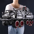 thumbnail image 4 of Bloques de construcción militares 6 en 1, coche de policía de tigre, vehículo blindado, juego de aviones, juguetes de construcción DIY para niños, regalo de cumpleaños y Navidad, 4 of 5