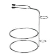 thumbnail image 4 of Guardurnaity Estante de almacenamiento, soporte para cuenco, soporte para cepillo, multiusos, exquisito ahorro de espacio, artesanía de hierro, Pinceles de maquillaje y herramientas Blanco, 4 of 6