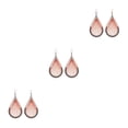 thumbnail image 4 of Qarigey Pendientes colgantes de 2 uds., modernos, simples, únicos, largos, de alambre, gancho informal, abalorio para mujer, regalos de Naranja 3piezas, 4 of 6