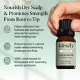 thumbnail image 3 of Kitsch Rosemary Oil for Hair Growth – Hair Oil with Biotin, Castor & Jojoba – Pre-Wash Scalp oil for Hair Care – Lavender Scent – 10mL, 3 of 4