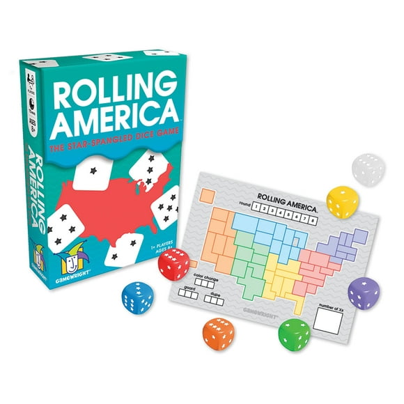 Juego Gamewright Rolling America Star Spangled Dice 6-16y