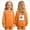 # Orange, variant on Child Girls Halloween Shirt for 5t 6t Long Sleeve Tops for Girls Funny Print Shirts Casual Cute Crewneck Tops Toddler Youth Girls Fall Winter Clothes Size 5-6 Years