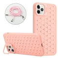 thumbnail image 6 of JTCASES for iPhone 14 Case with Adjustable Lanyard Strap, Soft Silicone Shockproof Magnetic Protective Bumper Back Cover with Kickstand for iPhone 14 6.1" 2022, Pink, 6 of 6