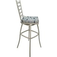 thumbnail image 3 of Outdoor or Indoor Bar Stool 30" Seat - Jordan - Blue Beige Fabric - Beige, 3 of 3