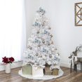 thumbnail image 2 of Comprado en un paquete de 6 flores navideñas para decoración de árbol de Navidad color plateado diámetro 30 cm ANGGREK Otros, 2 of 7