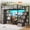 Twin&Black&Gray, variant on Twin Loft Bed with 8 Storage Drawers and Desk, Metal Loft Twin Beds with LED Lights & Charging Station & Storage Shelves & Staircase for Teens/Adults, Multifunctional Loft Bed Frame, White