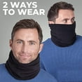 thumbnail image 1 of Lindbes Thermal Retention Polar Fleece Face Mask  Black, 1 of 2