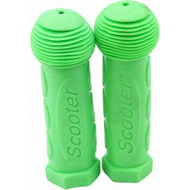 Kids Bike Handlebar Grips, Soft Rubber Replacement for Trikes and Scooters, 2 Pairs