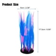 thumbnail image 2 of Soft Silicone Glowing Aquatic Artificial Seaweed Aquarium Kelp for Fish Tank Decoration Blue, 2 of 7