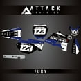 thumbnail image 2 of Attack Graphics Custom Fury Complete Bike Graphics Kit for Yamaha YZ250 2010, 2 of 2
