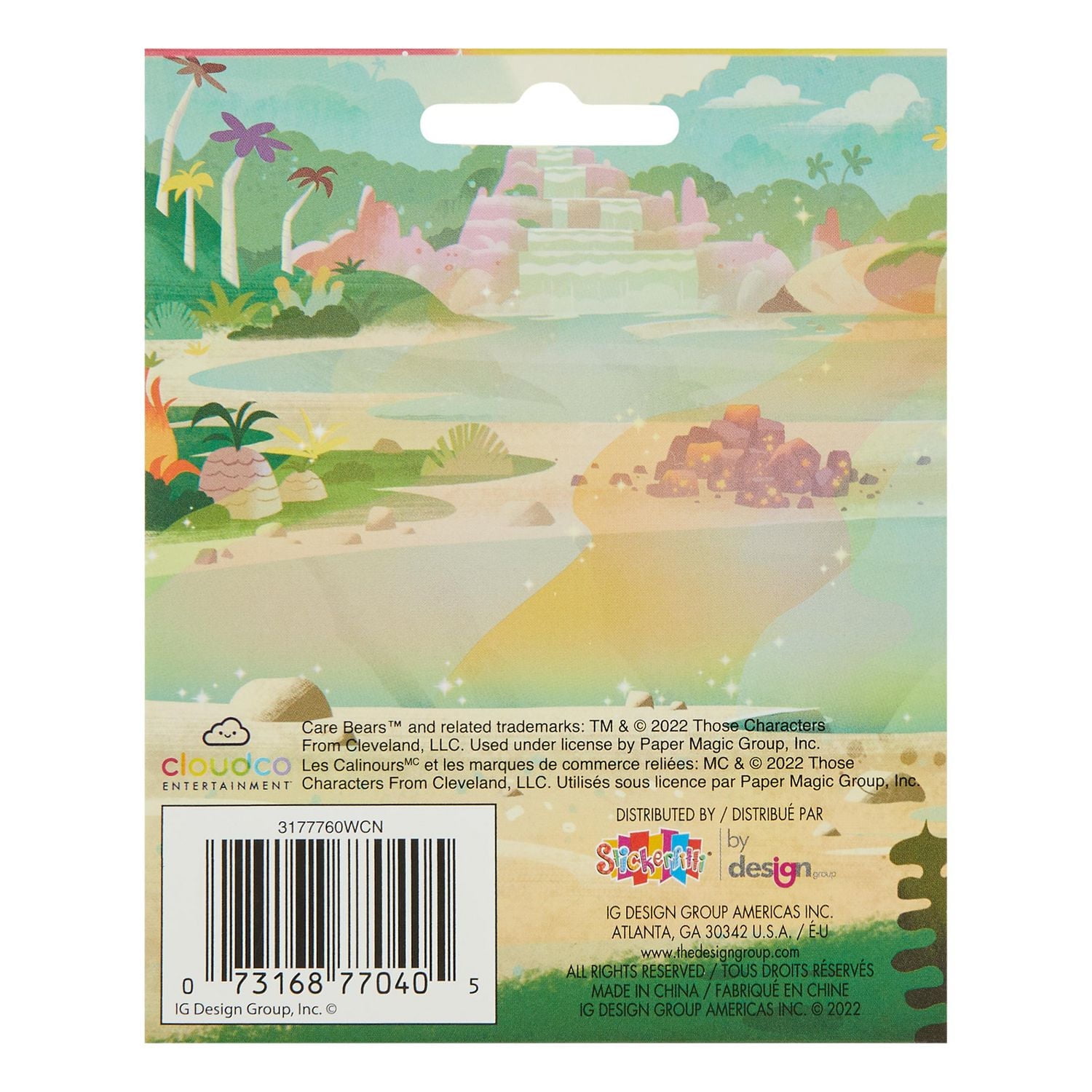 Care Bears Tuck Front Sticker Pack, 111 Count