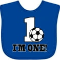 thumbnail image 3 of Inktastic First Birthday Soccer 1 Year Old Boys or Girls Baby Bib, 3 of 4