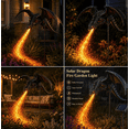 thumbnail image 5 of Dragon Fire Solar Garden Stake Light, Captivating Breathing Flame Glow Effect Ornament for Walkway Flower Bed Lawn Patio Outdoor Evening Backyard Decoration, 5 of 6