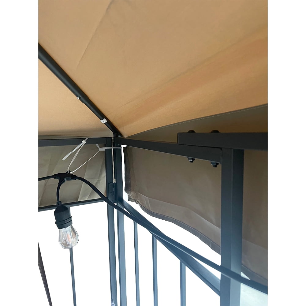 Garden Winds Replacement Canopy Top Cover Compatible with The Style Selections 10ft Gazebo -TPGAZ9116D TPGAZ9126B TPGAZ9126A - Riplock 350
