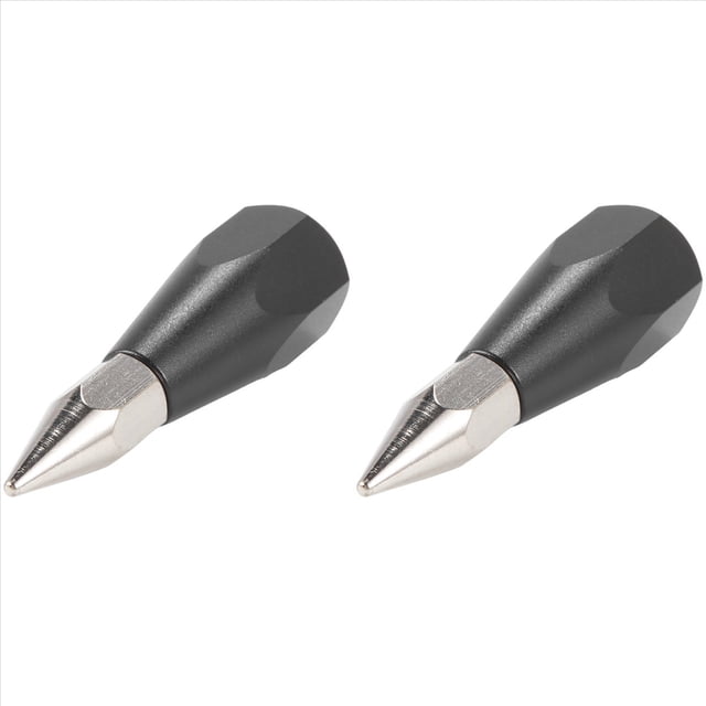 2X Survey Range Rod Prism Pole Point Tip with 5/8 Internal Thread GPS RTK Centering Surveying Carbon Tube Point