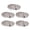 Silver, variant on Yammee 5Pcs Strong Magnetic Brooch Converter Clothing Magnet Buckle Brooch Converter for Scarf Clasp Name Label Enduring
