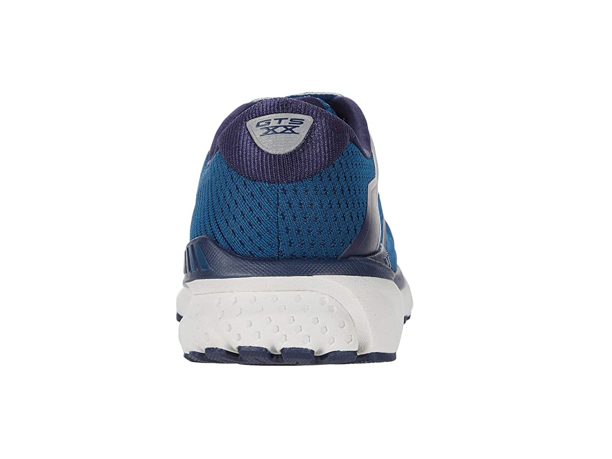 Brooks Men's Adrenaline GTS 20 Running Shoes, Poseidon/Peacoat/Grey, 8 D(M) US - image 4 of 5