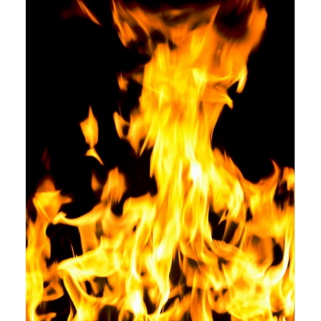 close up of fire
