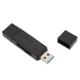 thumbnail image 2 of Lector de tarjetas multifunción Lector de tarjetas portátil de alta velocidad Tipo C USB3.0 Lector de tarjetas de almacenamiento de tarjetas de memoria, 2 of 12