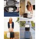 thumbnail image 5 of Mochila de viaje LOVEVOOK TSA Carry On 50L para mujer beige, 5 of 8