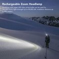 thumbnail image 4 of Luz Frontal LED, aleación De Aluminio Recargable, Faro Exterior Ajustable De 90 Grados Para Acampar Al Aire Libre, 4 of 7