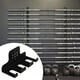 thumbnail image 4 of Soporte de pared para barras, accesorio para gimnasio en casa, de metal, estante comercial para barras, repisa de pared para gimnasios en garajes. 3 ranuras, 4 of 5