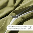 thumbnail image 4 of Neutral Solid Color 3-Piece Duvet Cover Set by Southshore Fine Linens, 4 of 9