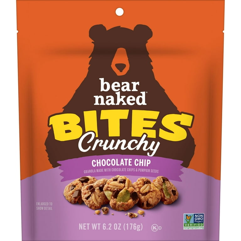 Bear Naked Chocolate Chip Crunchy Granola Bites, 6.2 oz Bag