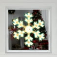 thumbnail image 4 of Northlight 16.75" Lighted Snowflake Christmas Window Silhouette, 4 of 9