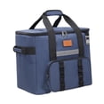 thumbnail image 3 of Bolsa más enfriador Bolsa térmica Reutilizable Zipe Versátil Lunch Box Lunch Tote para caminatas Trips de día de parque Almuerzo de trabajo Azul oscuro, 3 of 8