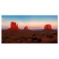 thumbnail image 2 of Sunset in Monument Valley - Impression sur Toile Paysage, 2 of 3