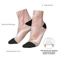 thumbnail image 6 of Pofeuu Rose Gold Glitter Splatter Print 30cm Socks, Adult Running Hiking Socks for Youth and Adult, 6 of 7