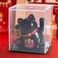 thumbnail image 3 of Jiibva Solar Waving Cat Good Luck Fortune Cat Car Dashboard Ornament for Car Store Front Desk Office Home Living Room Decoration, 3 of 7