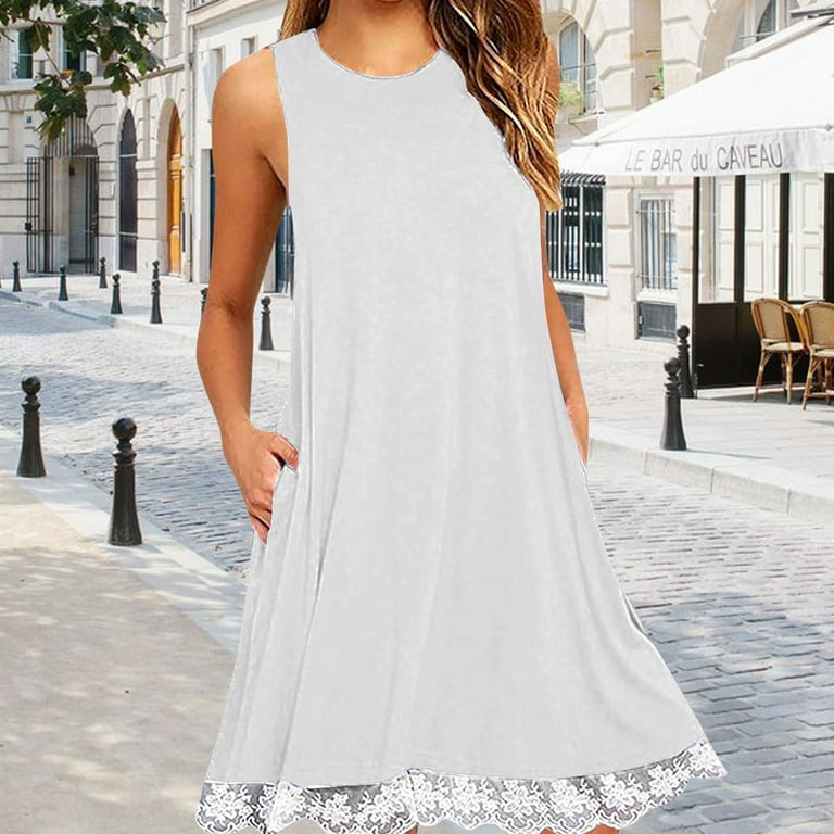 Dresses for Women 2025 Elegant Classy, Women'S Dresses,Women's Oversized  Casual Dress Comfortable Loose Fit Cuffless Elegant Daily Wear Trendy Flowy  Soft Fabric - Walmart.com