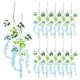 thumbnail image 1 of unbranded 12Ud Ramo Artificial De Flores Wisteria Azul Para Fiesta Y Interior O Exterior, 1 of 7